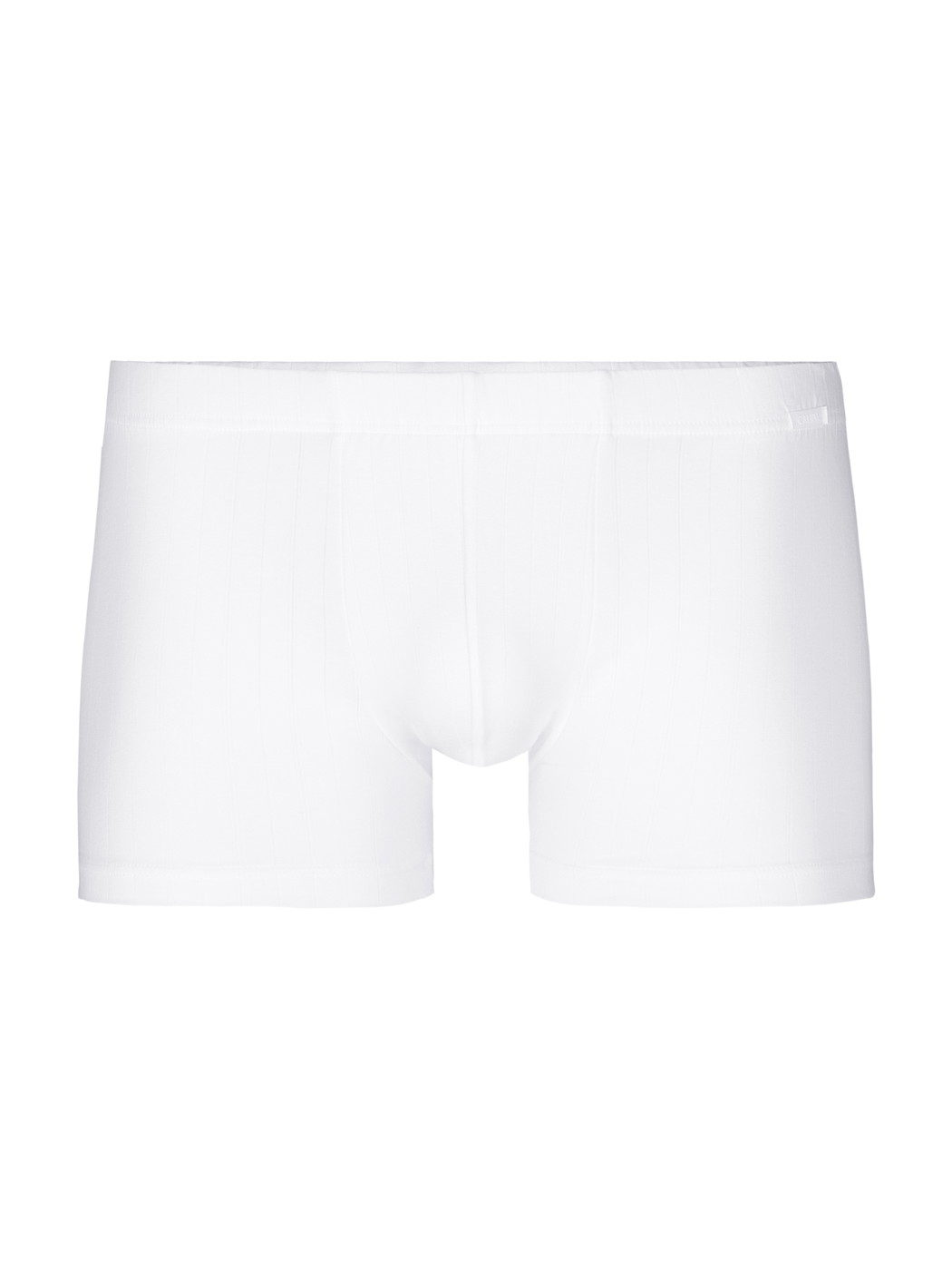 Men - Boxer brief, covered waistband made of Cotton in White, Motif, from the Pure & Style series by CALIDA