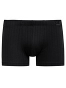 Homme - Boxer brief, ceinture recouverte en Coton de couleur Noir, Unicolore, de la série Pure & Style de CALIDA