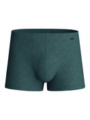 Homme - Boxer brief en Coton de couleur Vert, Unicolore, de la série Cotton Sporty de CALIDA