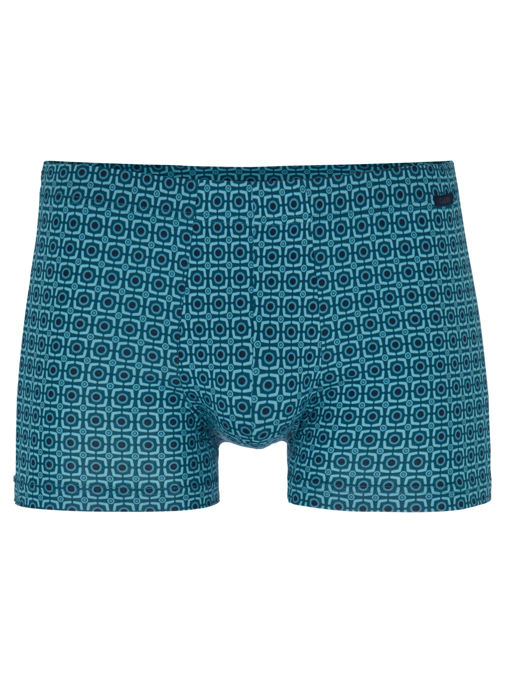 Men - Boxer brief made of Cotton in Turquoise, Motif, from the Grafic Cotton series by CALIDA