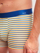 Men model is wearing Boxer brief made of Cotton in Orange, Patterned from the Cotton Code Design series by CALIDA, Detail