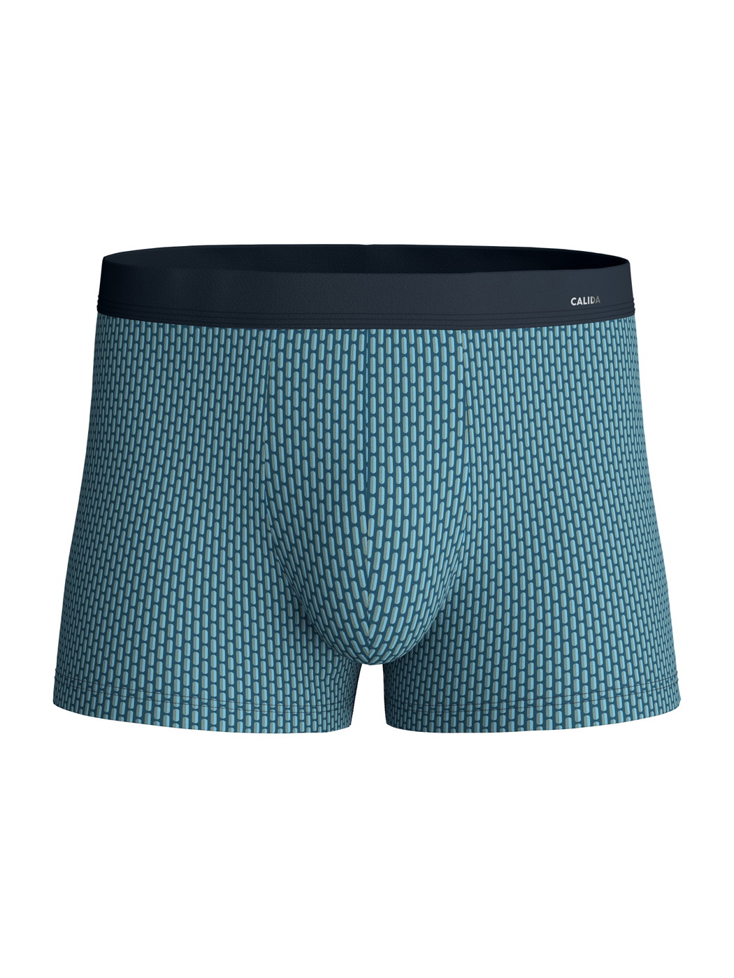 Uomo - Boxer brief in Cotone di colore Blu, Modello, della serie Cotton Code Design di CALIDA