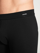 Uomo - Pantalone in Cotone di colore Nero, Tinta unita, della serie Cotton Code di CALIDA, Dettaglio