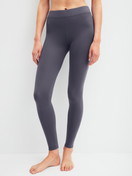 Le mannequin Femme porte le/la Leggings en Coton de couleur Gris, Unicolore, de la série Elastic de CALIDA, Vue de face