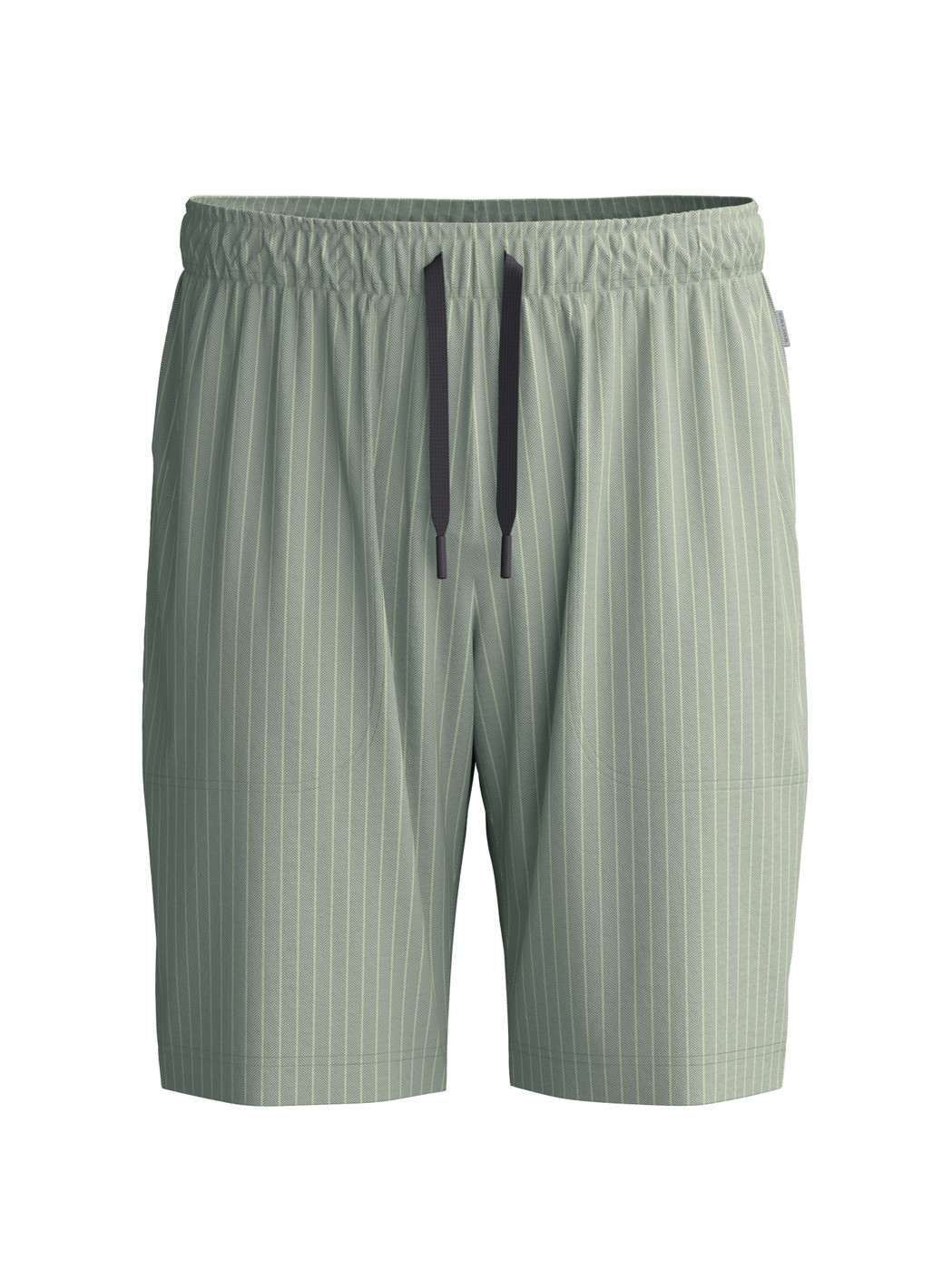 Herren - Bermudas aus 100% Baumwolle in Grün, Einfarbig aus Serie RMX Sleep Leisure von CALIDA