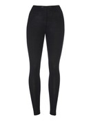 Donna - Leggings in lana e seta in Swiss+Cotton di colore Nero, Tinta unita, della serie True Confidence di CALIDA