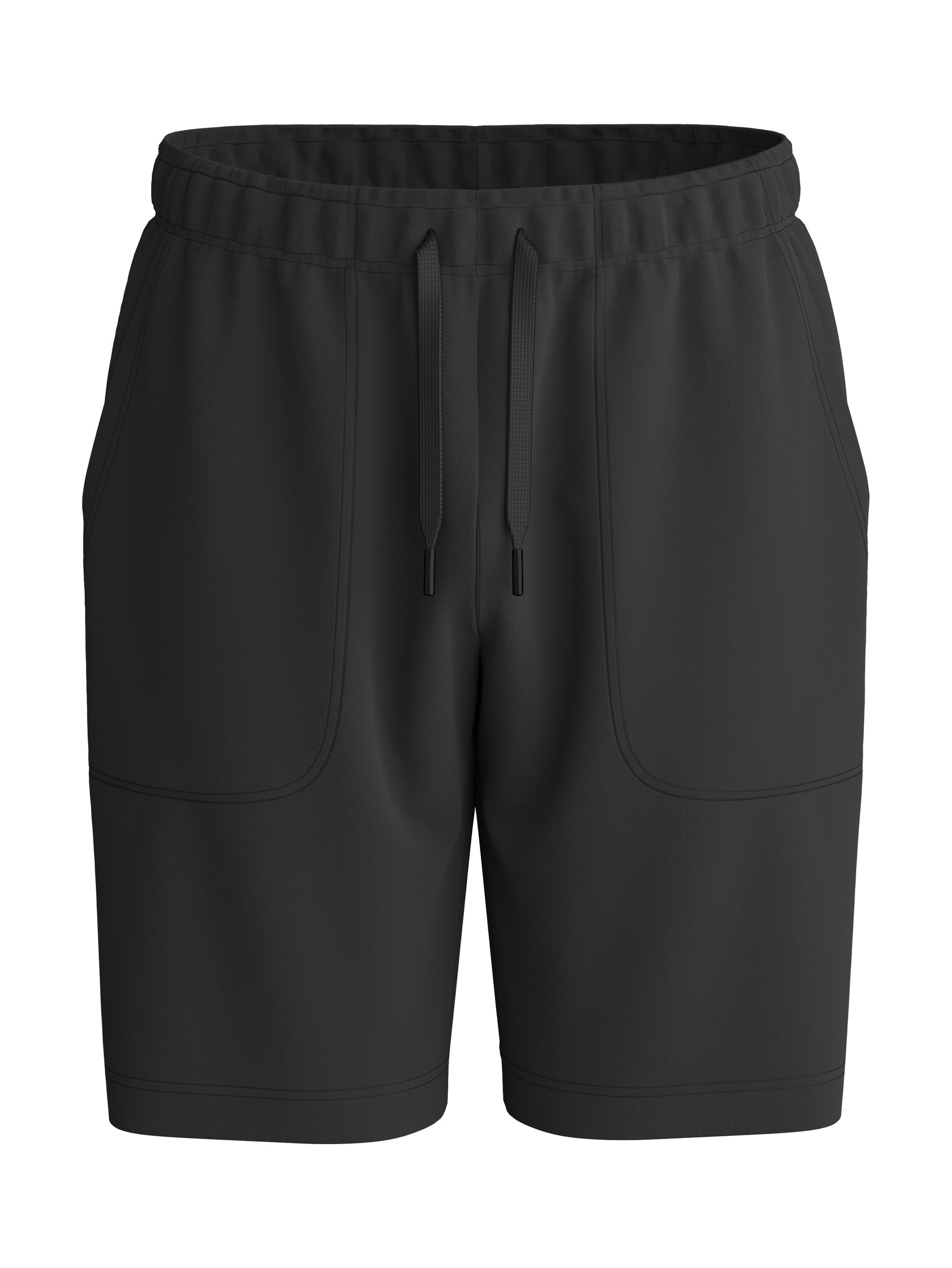 Men - Bermudas with side pockets made of Cotton in Black, Unicoloured, from the RMX Lounge Lecce series by CALIDA