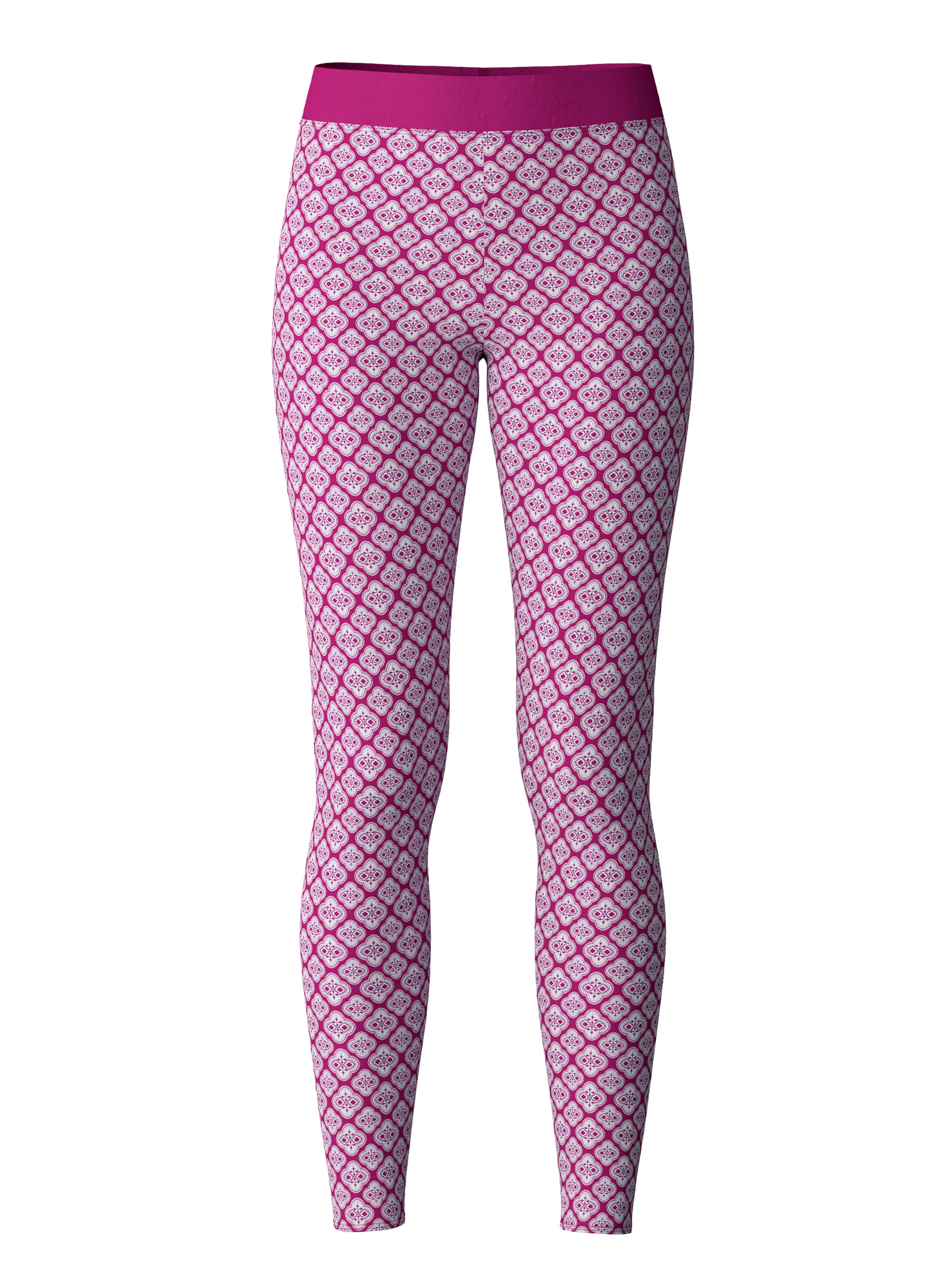 Women - Leggings made of Cotton in Purple, Patterned, from the Elastic Trend series by CALIDA
