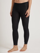 Le mannequin Femme porte le/la Leggings en Laine de couleur Noir, Dentelle, de la série Silky Wool Joy de CALIDA, Vue de face