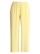 Women - 7/8 pyjama trousers made of 100% Cotton in Yellow, Striped, from the Favourites Ocean series by CALIDA