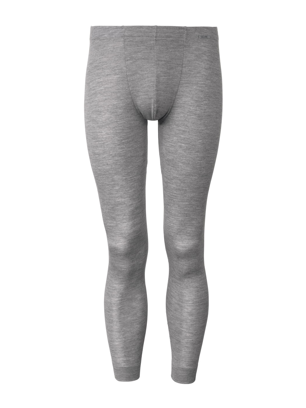 Herren - Longpants aus Wolle und Seide aus Wolle in Grau, Einfarbig aus Serie Wool & Silk von CALIDA