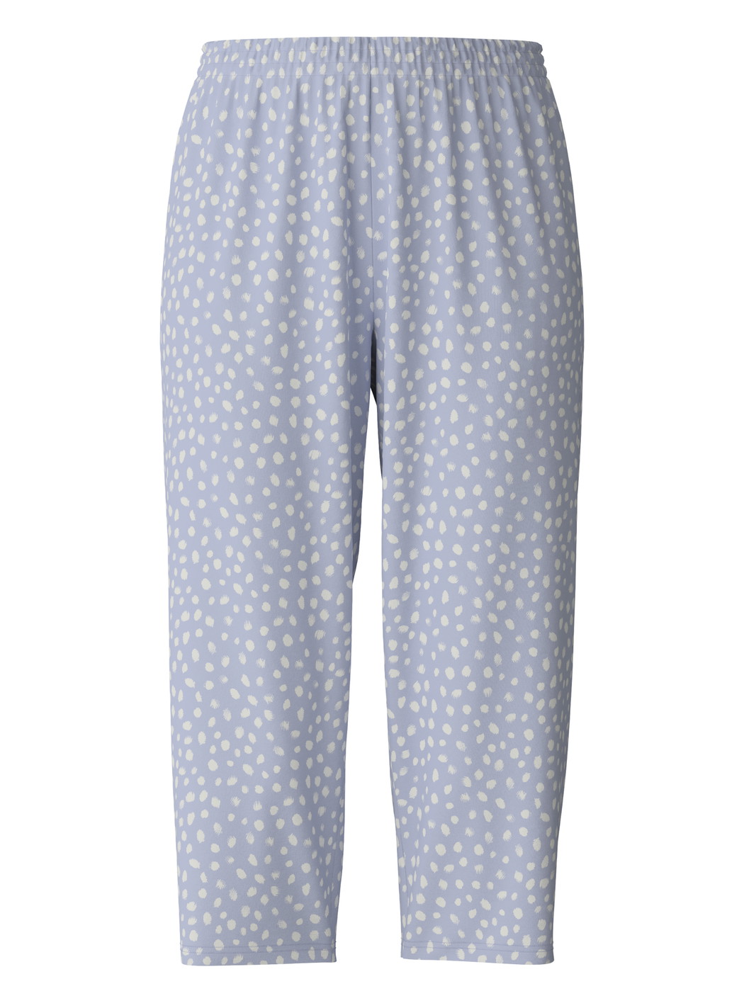 Femme - Pantalon de pyjama 3/4 en 100% coton de couleur Bleu, À motifs, de la série Favourites Sleep de CALIDA