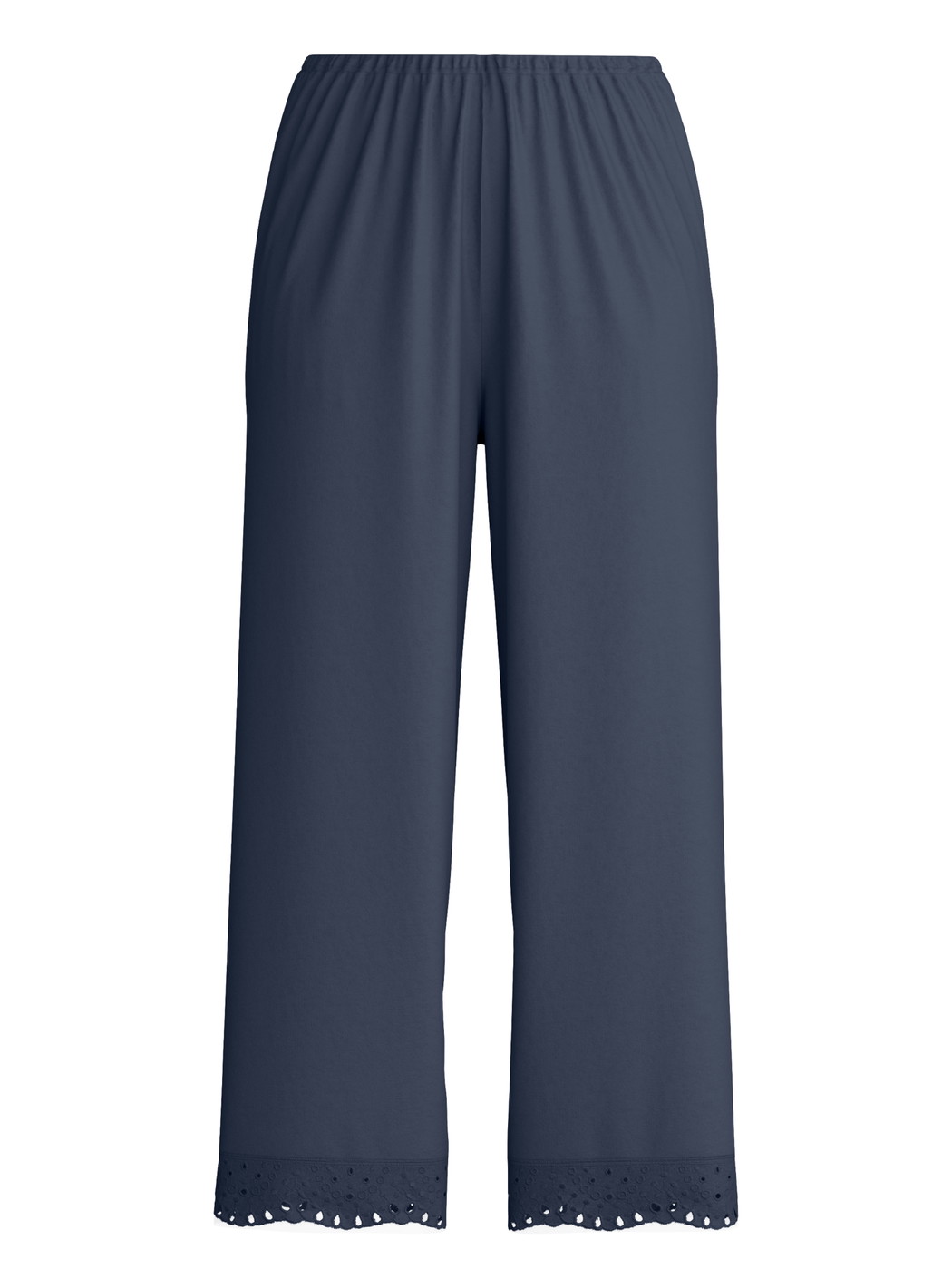 Donna - 7/8 Pantaloni pigiama in Cotone di colore Blu, Pizzo, della serie Favourites Tiles di CALIDA