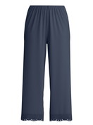 Donna - 7/8 Pantaloni pigiama in Cotone di colore Blu, Pizzo, della serie Favourites Tiles di CALIDA