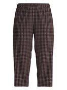 Damen - 3/4-Pyjamahose aus 100% Baumwolle in Rot, Gemustert aus Serie Favourites Botanic von CALIDA
