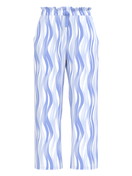Femme - Pantalon de pyjama 7/8 en Coton de couleur Bleu, À motifs, de la série Favourites Ocean de CALIDA