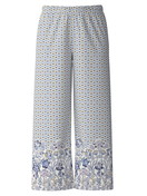 Femme - Pantalon 7/8 en Modal de couleur Bleu, Floral, de la série Favourites Joy de CALIDA
