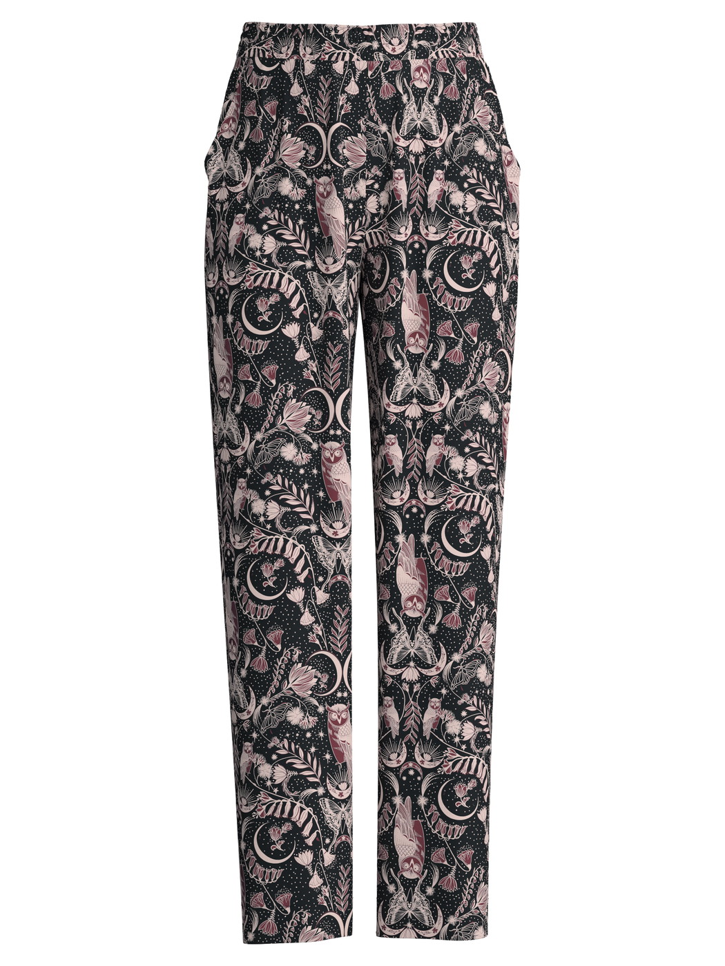 Damen - Loungehose aus TENCEL™ Modal und Seide aus Modal in Schwarz, Gemustert aus Serie Favourites Seduction von CALIDA