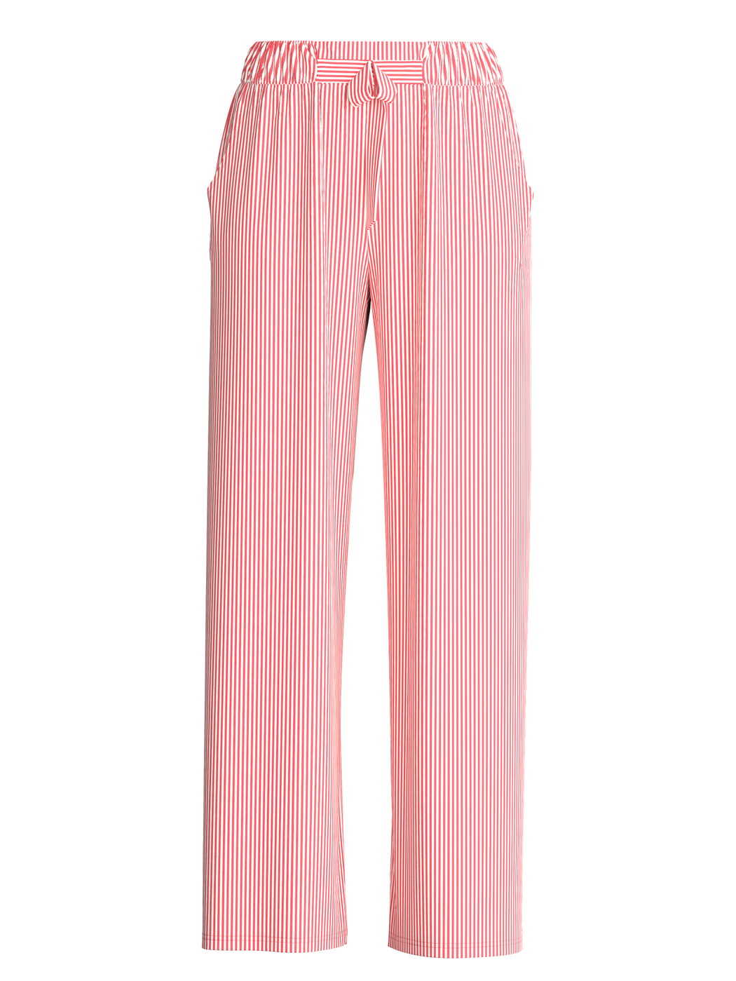 Damen - Pyjamahose aus Baumwolle in Orange, Gestreift aus Serie Favourites Beach von CALIDA