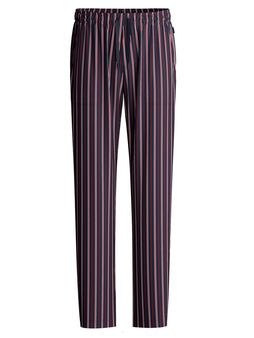Men - Pyjama Bottoms with Side Pockets made of 100% Cotton in Red, Checked, from the Remix Basic Sleep series by CALIDA
