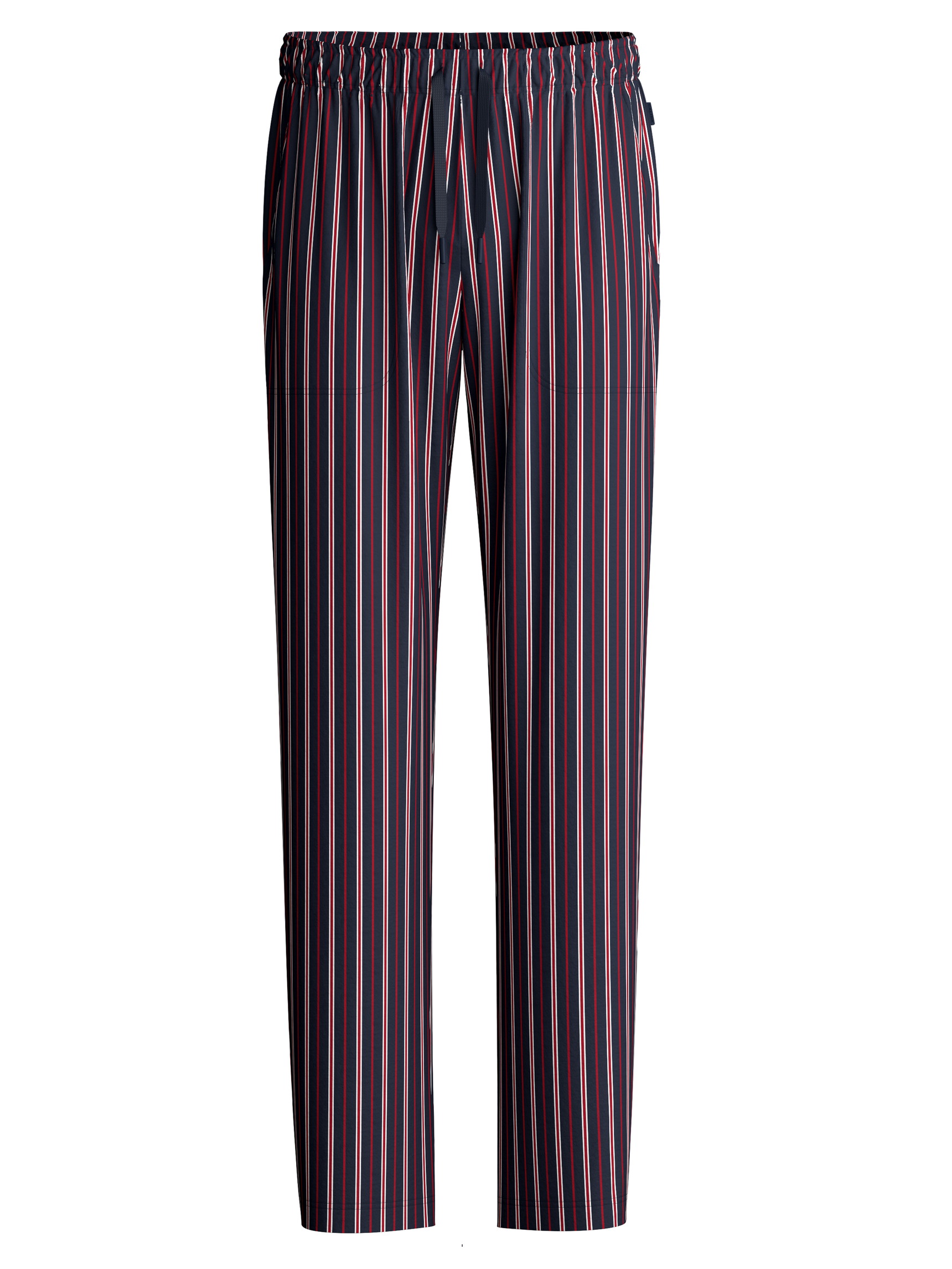 Men - Pyjama Bottoms with Side Pockets made of 100% Cotton in Red, Checked, from the Remix Basic Sleep series by CALIDA
