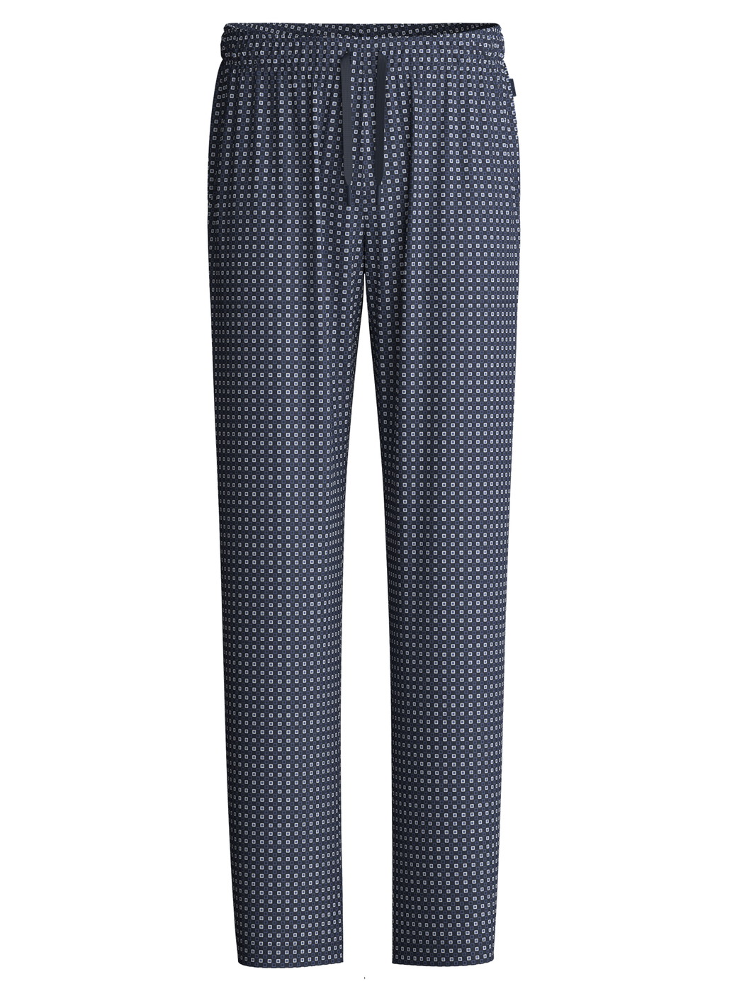 Herren - Pyjamahose mit Seitentaschen aus 100% Baumwolle in Blau, Kariert aus Serie Remix Basic Sleep von CALIDA