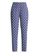 Donna - Pantaloni pigiama in 100% cotone di colore Blu, Modello, della serie Favourites Universe di CALIDA
