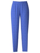 Donna - Pantaloni pigiama in 100% cotone di colore Blu, Modello, della serie Favourites Marine di CALIDA