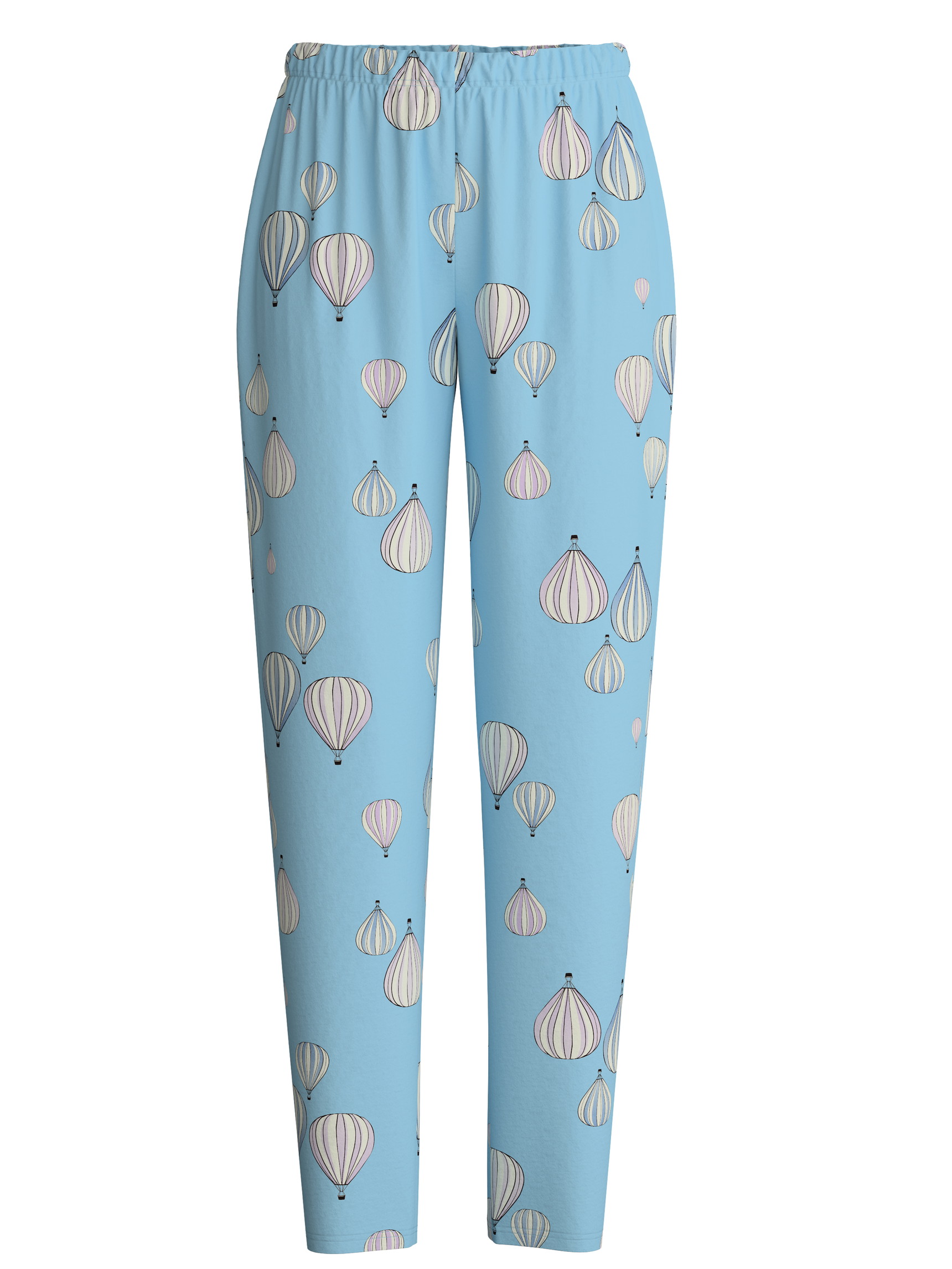 Damen - Pyjamahose aus 100% Baumwolle in Blau, Gemustert aus Serie Favourites Journey von CALIDA