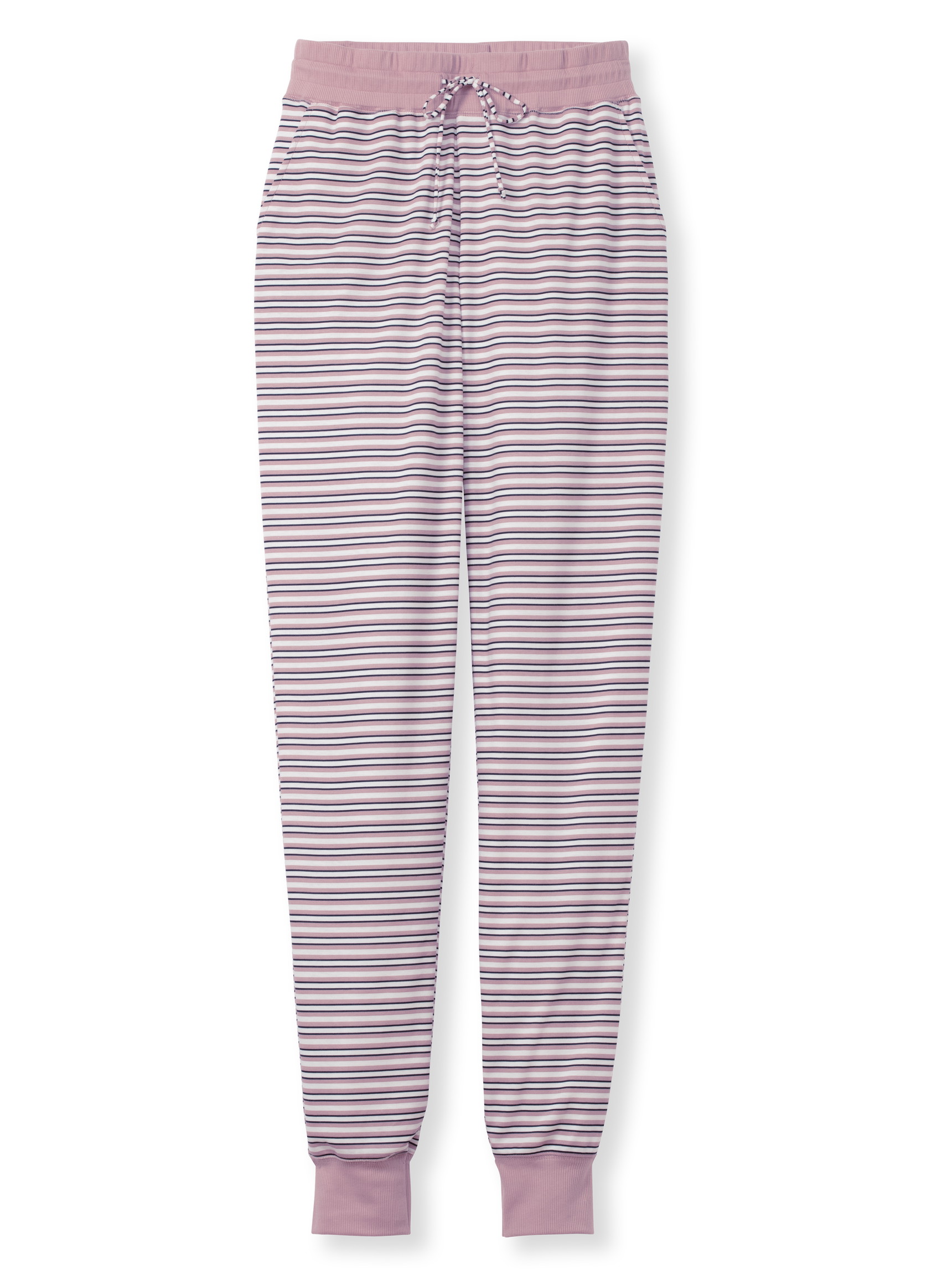 Women - Pyjama bottom made of 100% Cotton in Pink, Striped, from the Favourites Dreams series by CALIDA