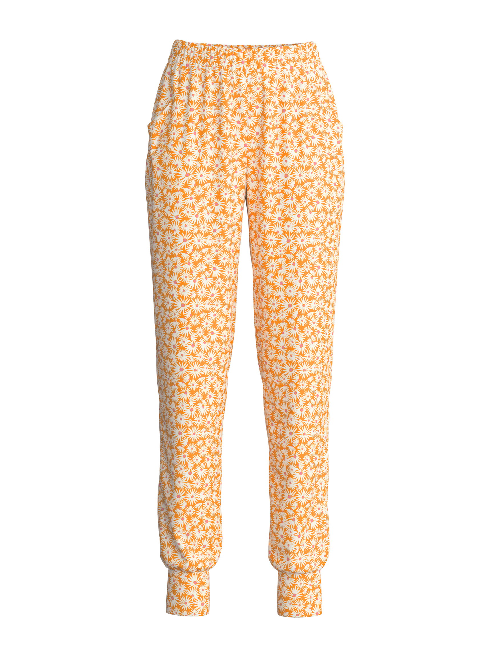 Women - Pyjama bottom made of 100% Cotton in Yellow, Patterned, from the Favourites Xtra series by CALIDA