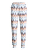 Damen - Pyjamahose mit Bündchen aus 100% Baumwolle in Blau, Gemustert aus Serie Favourites Tiles von CALIDA