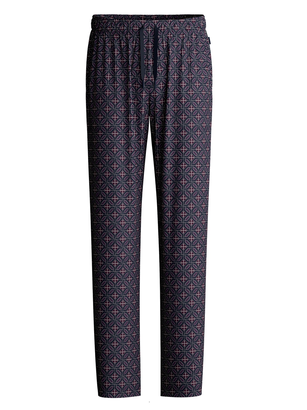 Uomo - Pantaloni da notte con tasche in 100% cotone di colore Marrone, Modello, della serie RMX Sleep Holiday di CALIDA