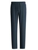 Men - Pyjama Bottoms with Side Pockets made of 100% Cotton in Blue, Patterned, from the RMX Sleep Weekend series by CALIDA