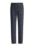 Uomo - Pantaloni da notte con tasche in 100% cotone di colore Blu, Modello, della serie Family & Friends di CALIDA