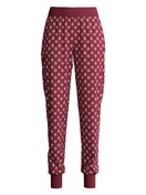 Damen - Pyjamahose mit Bündchen aus 100% Baumwolle in Rot, Motiv aus Serie PJ Party M&M von CALIDA