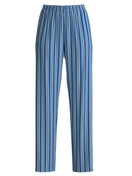Women - Pyjama bottom made of 100% Cotton in Blue, Striped, from the Favourites Journey series by CALIDA