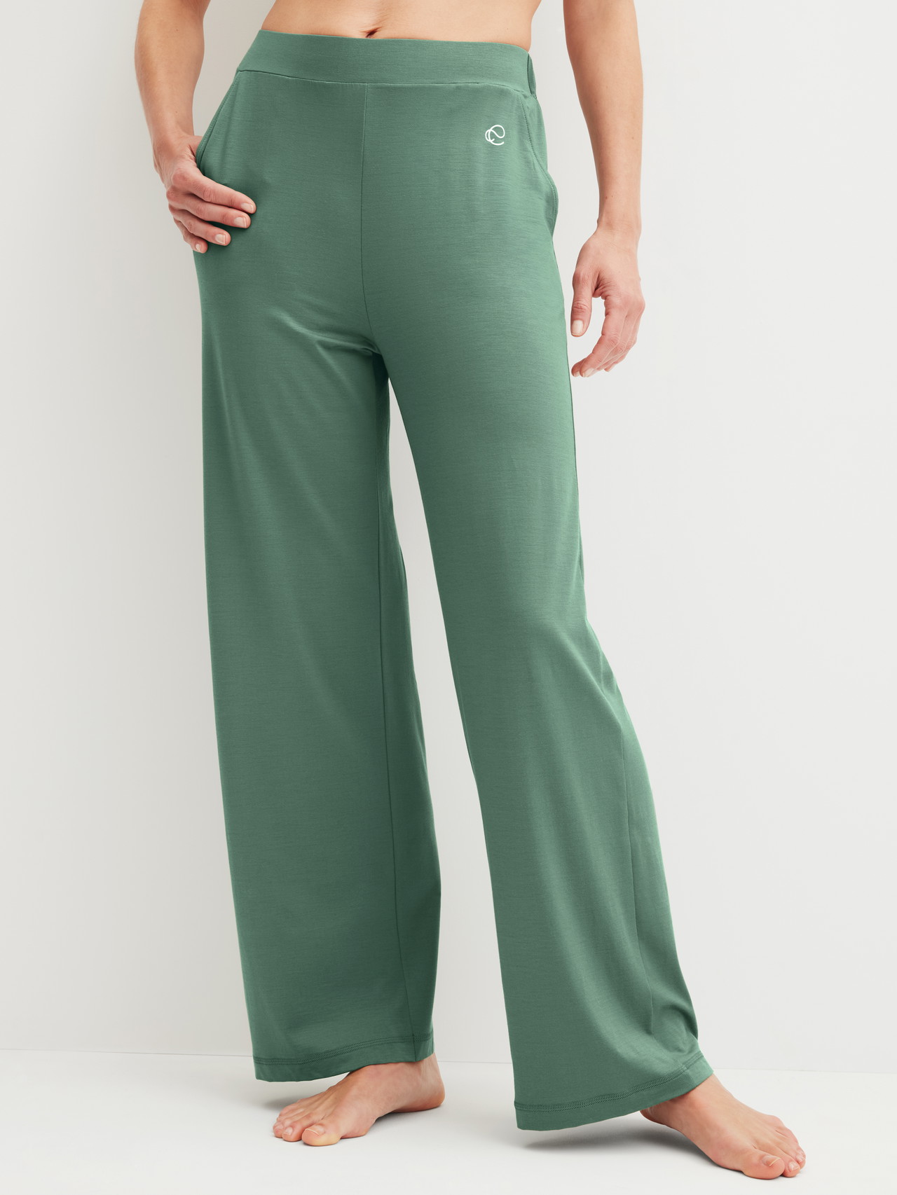 CALIDA DSW Balancing Pyjamahosefür Damen, S, Grün, Nie wieder zu heiß oder zu kalt