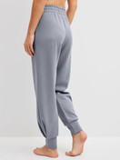 Women model is wearing  made of Cotton in Grey, Unicoloured from the Natural Embrace series by CALIDA, Back view