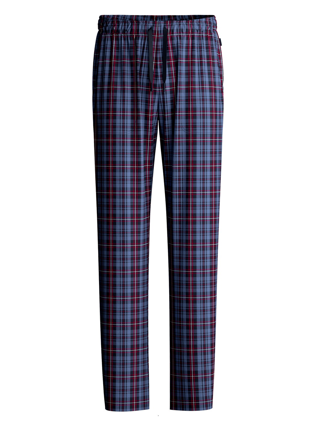 Herren - Pyjamahose mit Seitentaschen aus 100% Baumwolle in Blau, Gemustert aus Serie Family & Friends von CALIDA