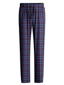 Herren - Pyjamahose mit Seitentaschen aus 100% Baumwolle in Blau, Gemustert aus Serie Family & Friends von CALIDA