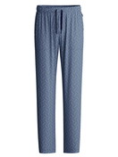 Uomo - Pantaloni da notte con tasche in Cotone di colore Blu, Modello, della serie RMX Sleep Free di CALIDA