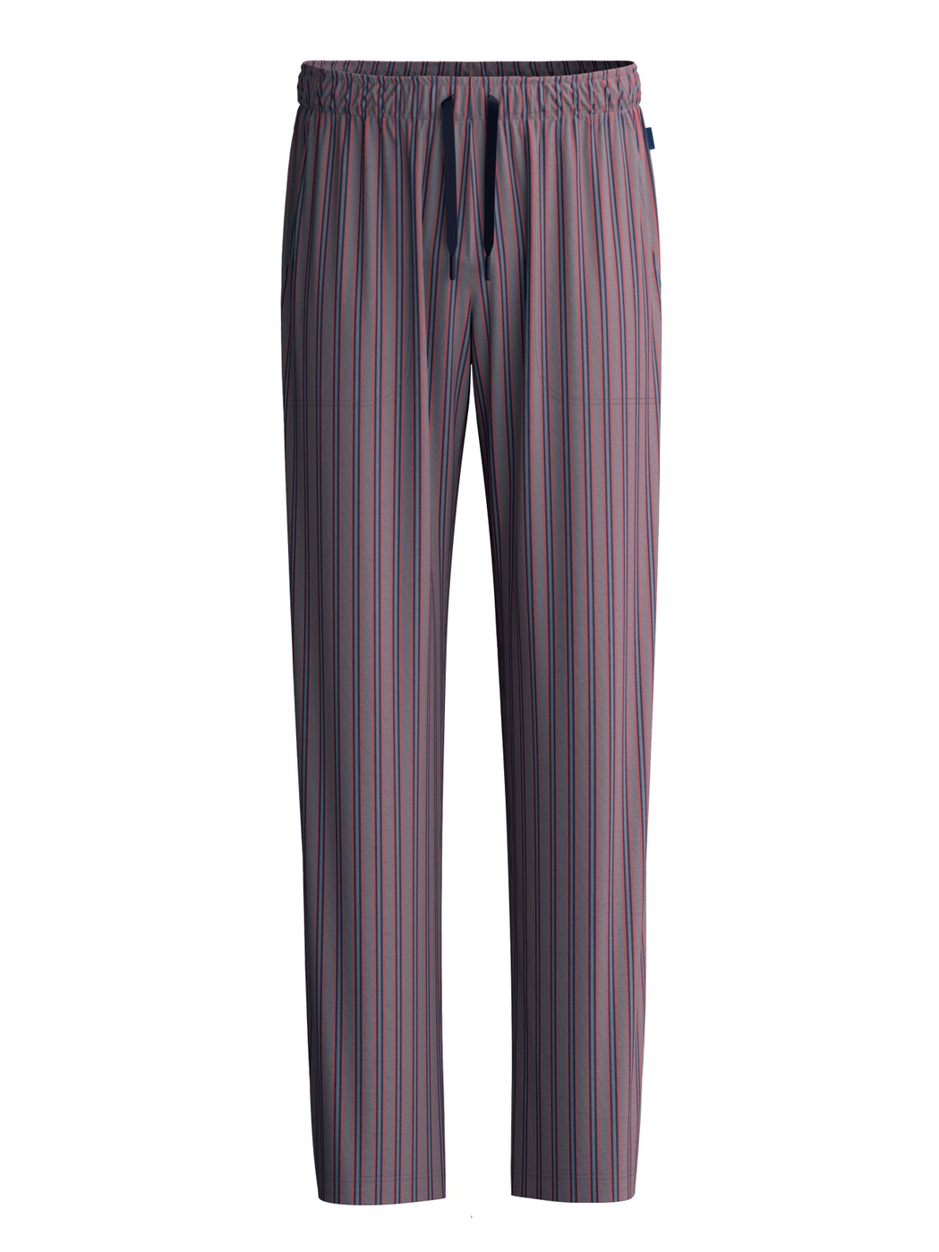 Men - Pyjama Bottoms with Side Pockets made of Cotton in Brown, Striped, from the RMX Sleep Superlight series by CALIDA