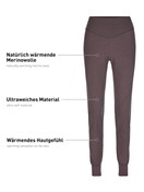 Damen - Pyjamahose mit Bündchen aus Lyocell in Violett, Einfarbig aus Serie DSW Warming von CALIDA