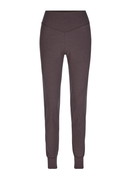 Donna - Pantaloni pigiama con polsini in Lyocell di colore Viola, Tinta unita, della serie DSW Warming di CALIDA