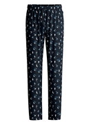 Homme - Bas de pyjama avec poches en 100% coton de couleur Bleu, À motifs, de la série RMX Ski Resort de CALIDA