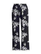 Damen - Pyjamahose mit Seitentaschen aus Modal in Schwarz, Floral aus Serie Glimmer M&M von CALIDA