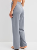 Women model is wearing  made of Cotton in Grey, Unicoloured from the Natural Embrace series by CALIDA, Back view