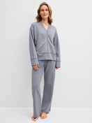 Women model is wearing  made of Cotton in Grey, Unicoloured from the Natural Embrace series by CALIDA, Outfit