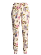 Damen - Pyjamahose mit Bündchen aus 100% Baumwolle in Beige, Floral aus Serie Favourites Arts von CALIDA